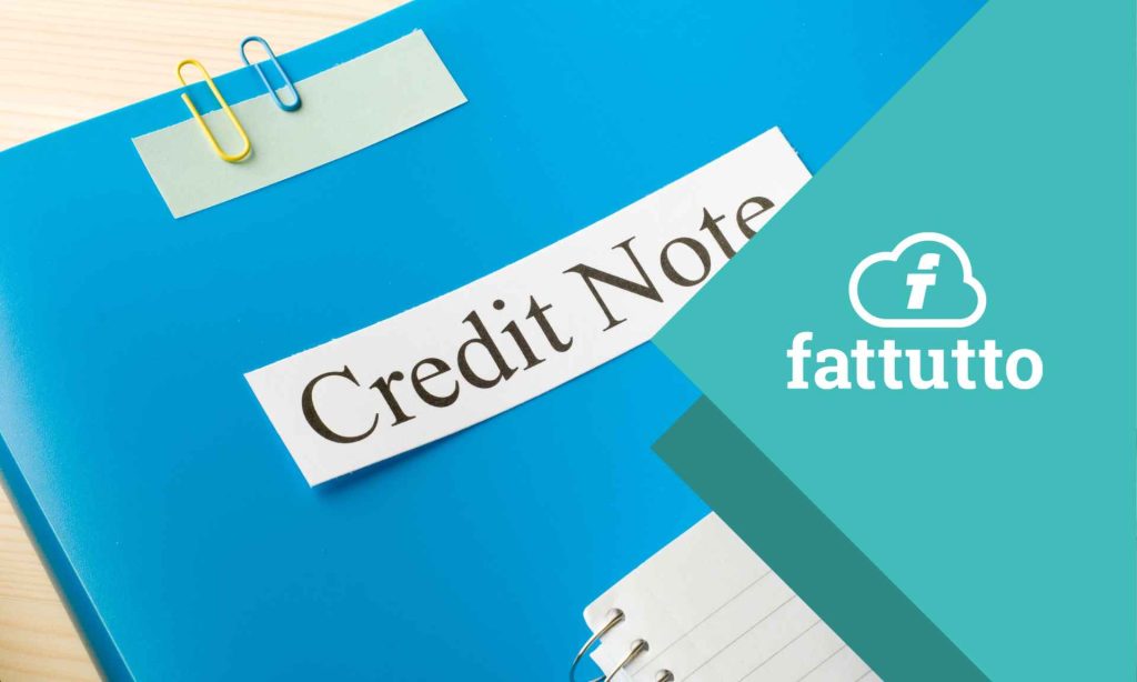 nota di credito asd e aps